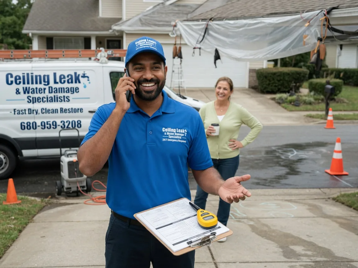 Ceiling Leak Cleanup Ridgeland, SC FAQs